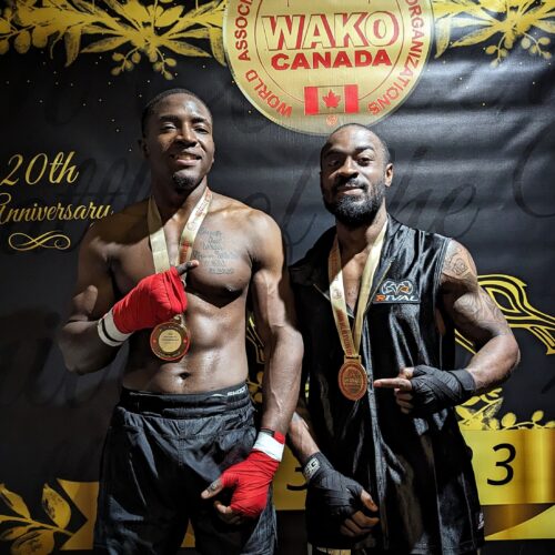 SBG Scarborough Muay Thai fighter at WAKO Canada competition — competitive Muay Thai in Scarborough