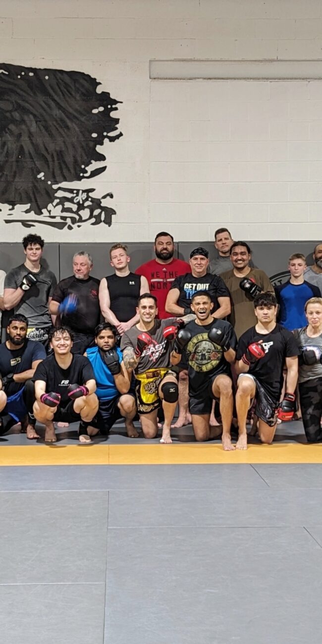 SBG Scarborough MMA community group photo — martial arts gym at 489 Brimley Rd, Scarborough