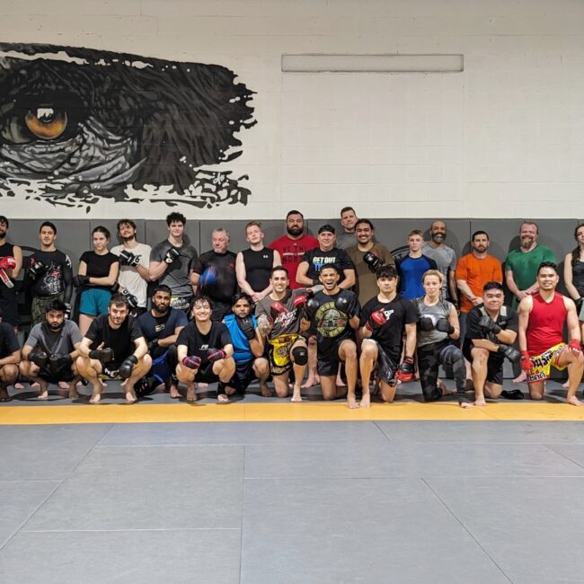 SBG Scarborough MMA community group photo — martial arts gym at 489 Brimley Rd, Scarborough